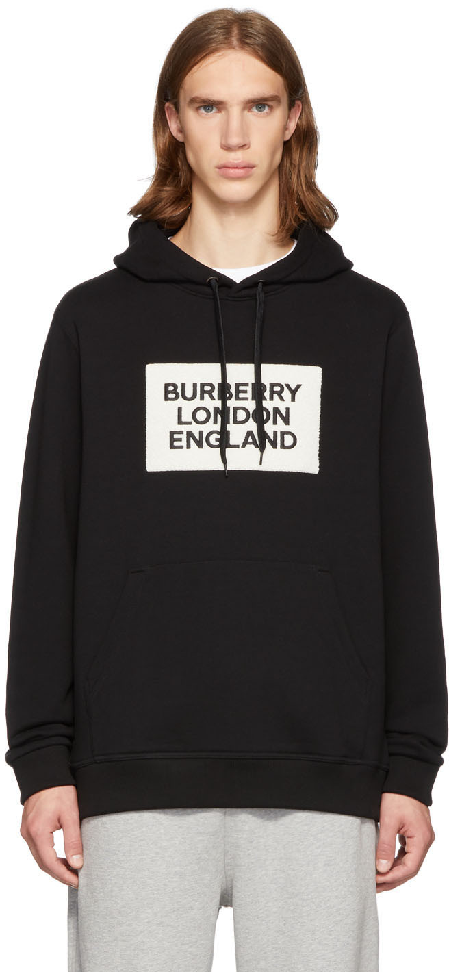 black burberry hoodie