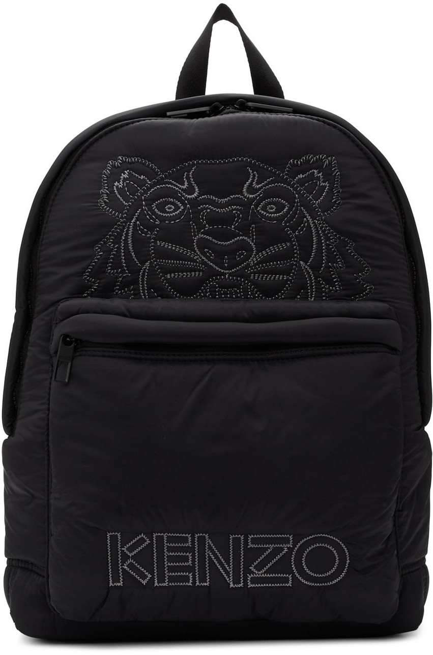 Kenzo Black Large Tiger Kampus Backpack SSENSE 대한민국