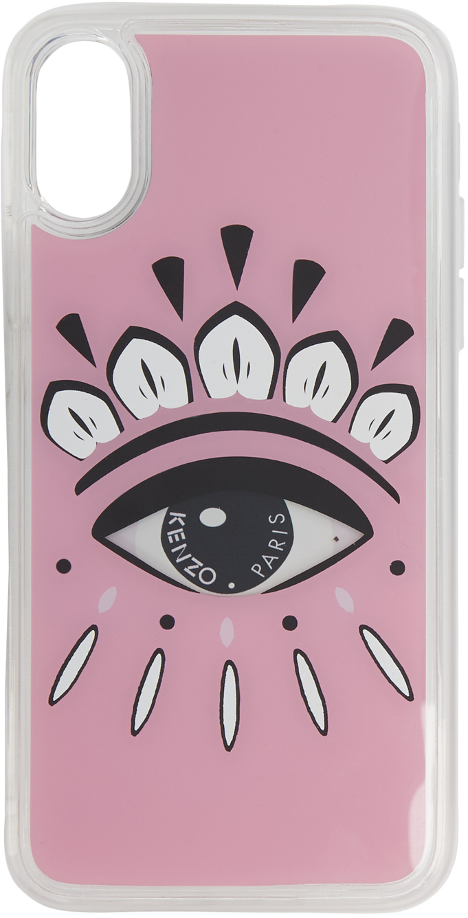 Kenzo: Pink Shifting Eye iPhone X/XS Case