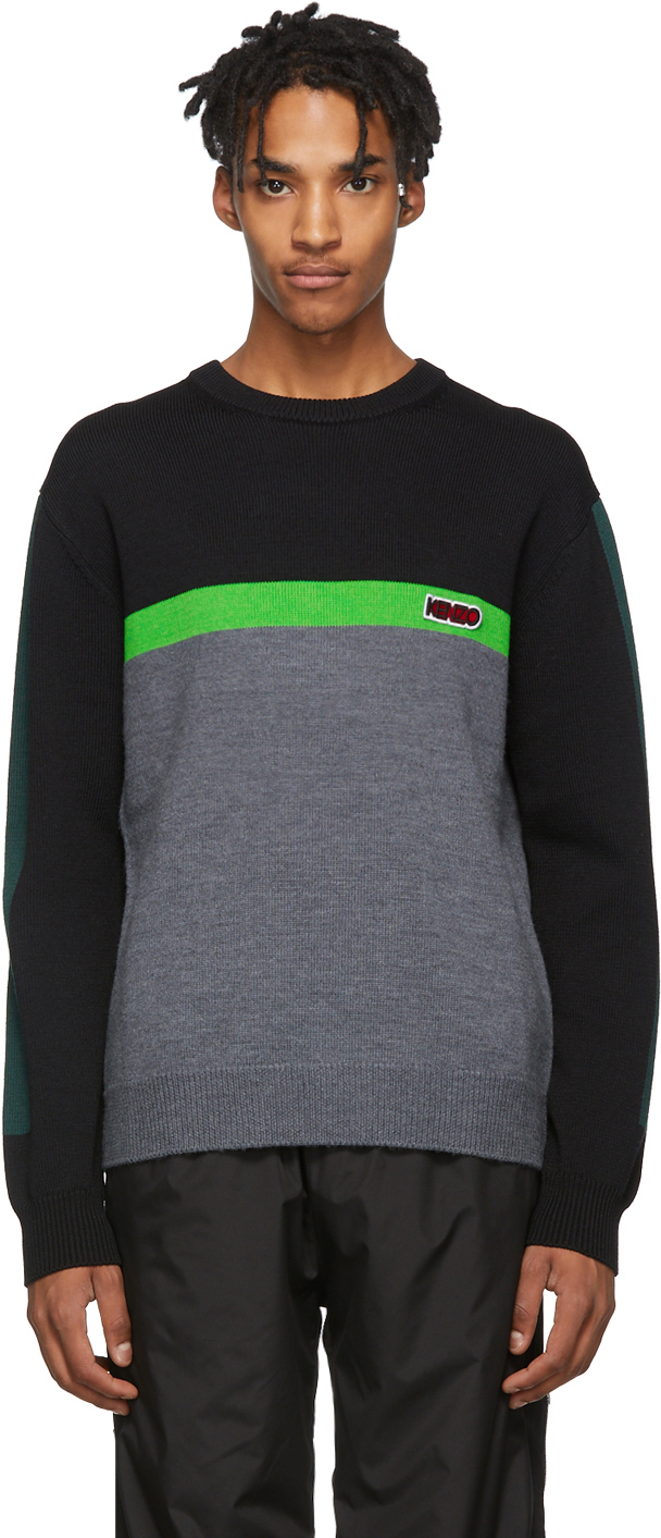 kenzo colorblock sweater