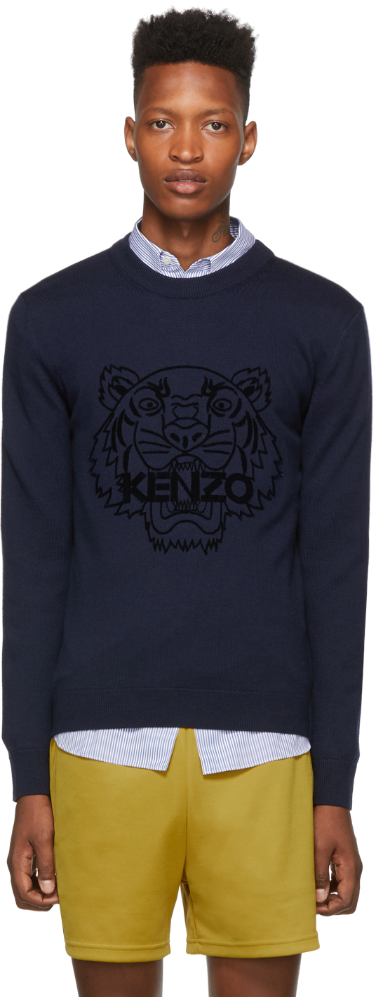 navy kenzo jumper