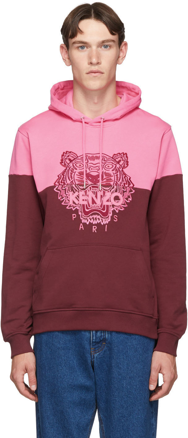 kenzo burgundy tiger sweatshirt
