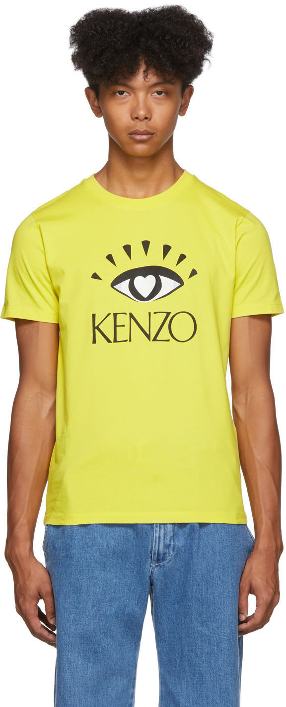 t shirt kenzo jaune