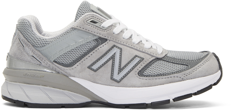 New Balance: Grey US Made 990 V5 Sneakers | SSENSE