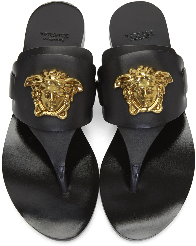 versace thong sandals