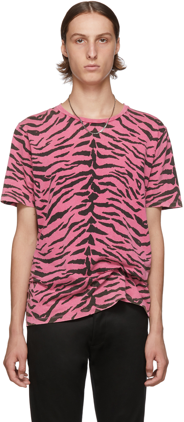 saint laurent pink shirt