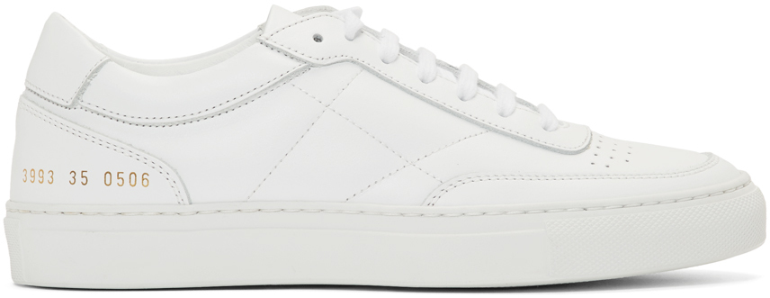Common Projects: White Resort Classic Sneakers | SSENSE