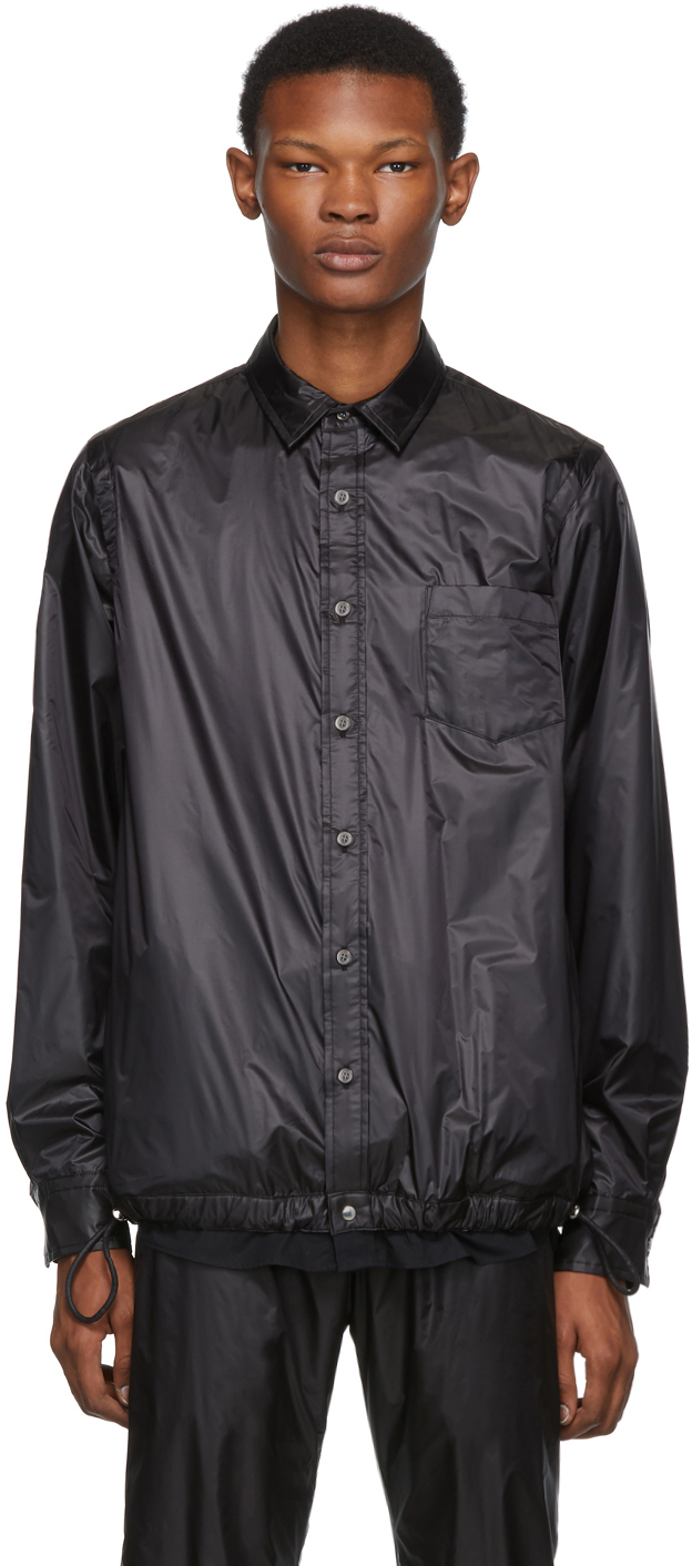 sacai nylon black