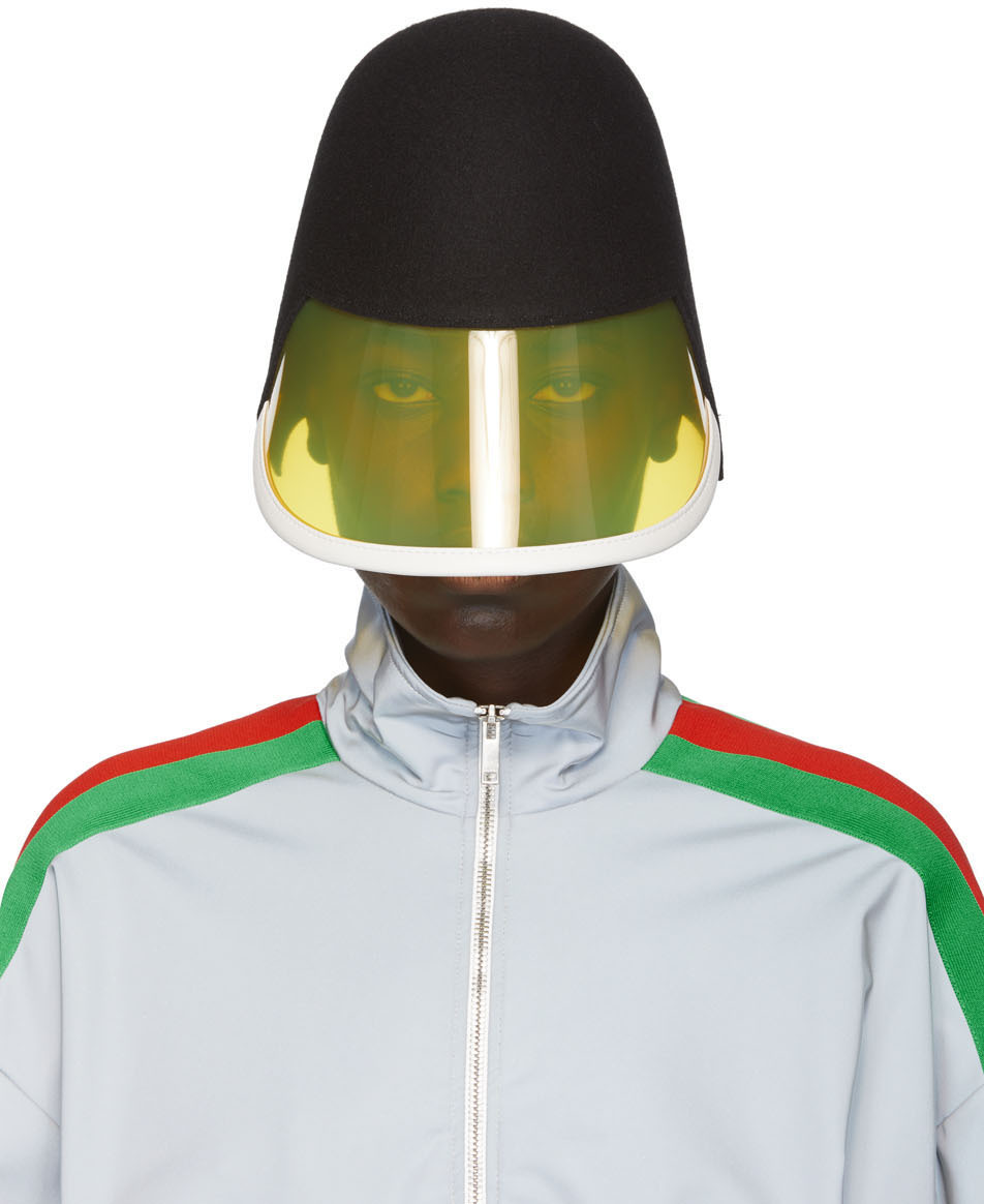 gucci visor black