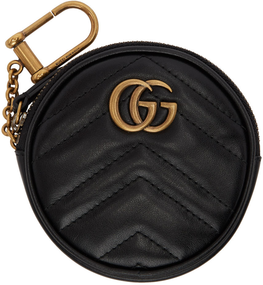black gucci gg purse