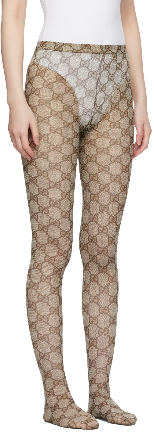 gucci brown leggings