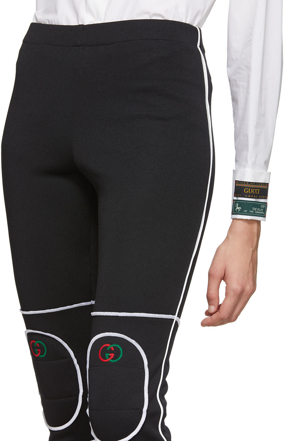 black gucci leggings