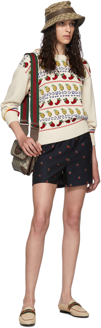 gucci strawberry shorts