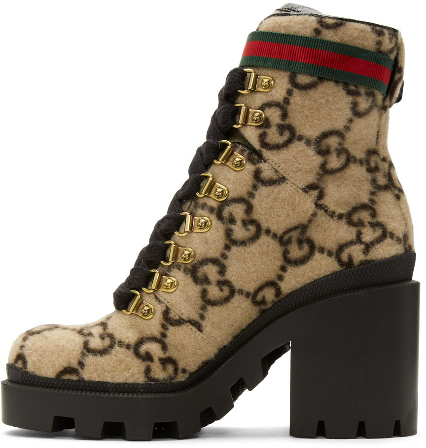 gucci wool boots