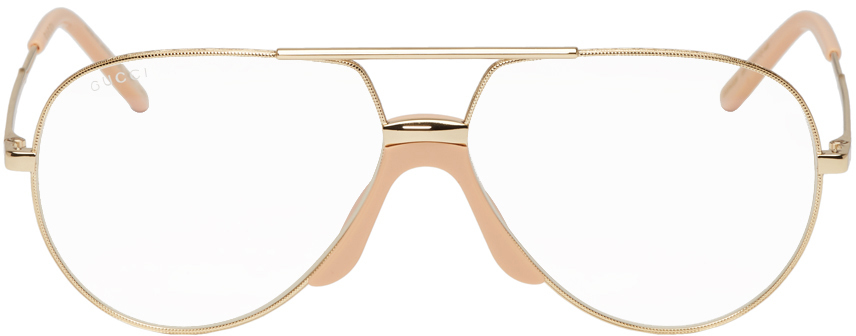 gucci pink aviator sunglasses
