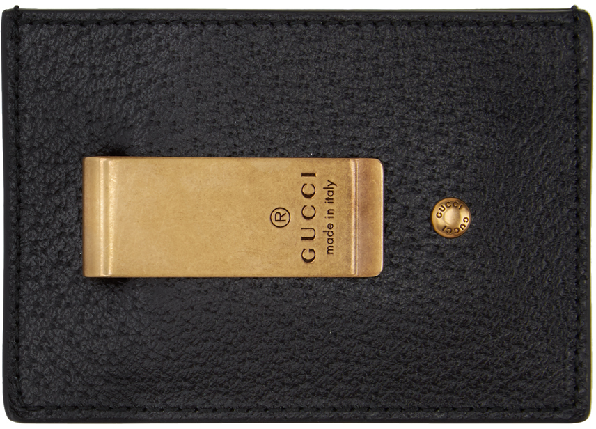 gucci card holder with clip