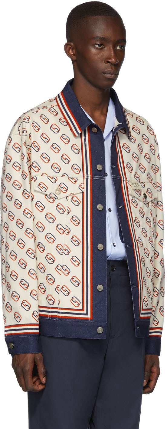 Gucci jacket hotsell gg print