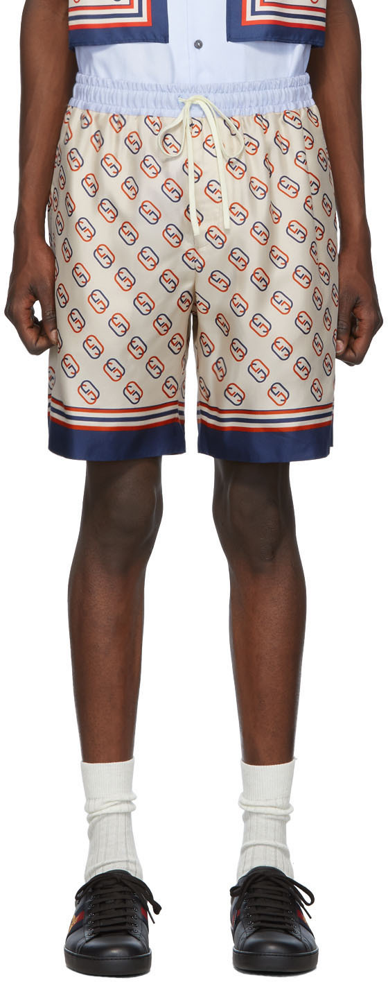 gucci silk shorts