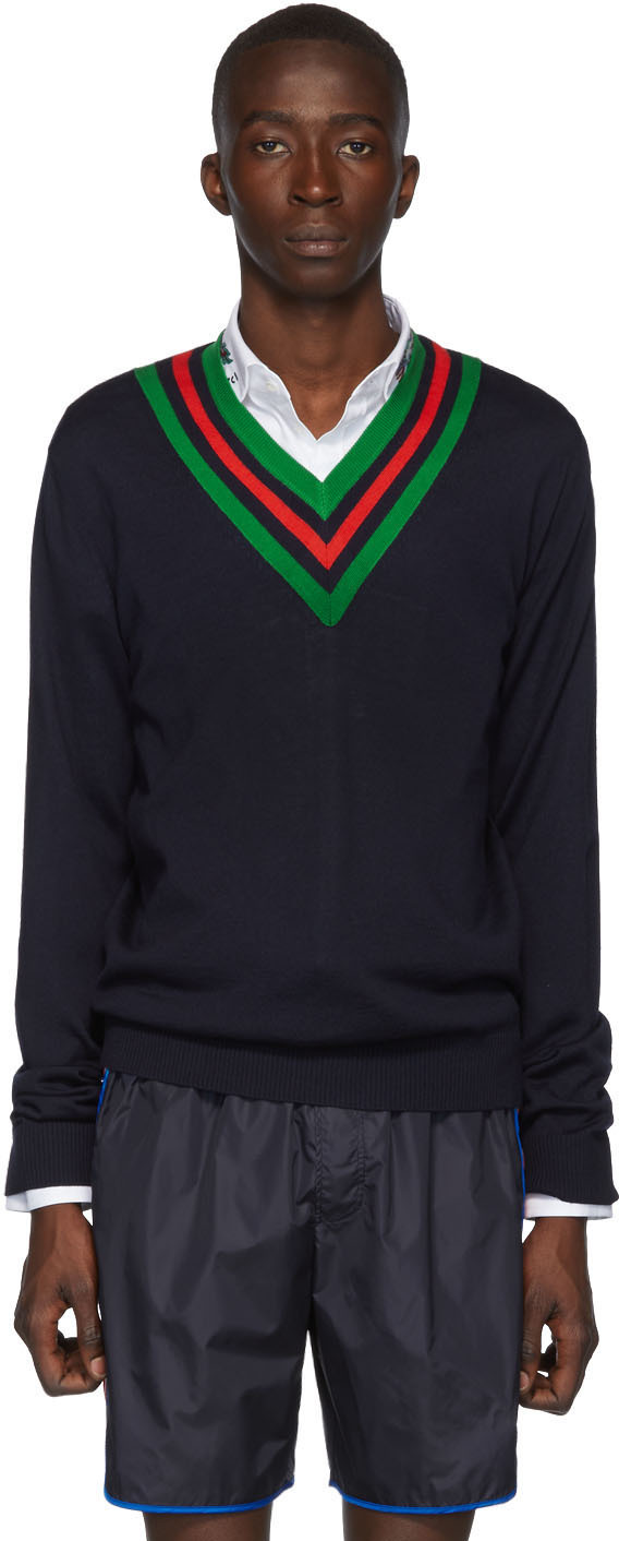 gucci sweater v neck