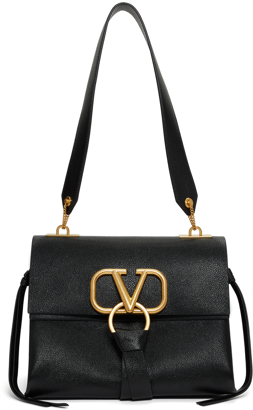 valentino black shoulder bag