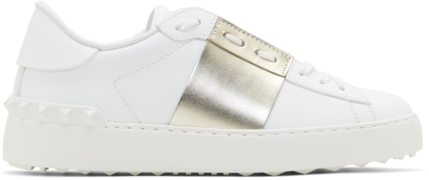 valentino gold sneakers