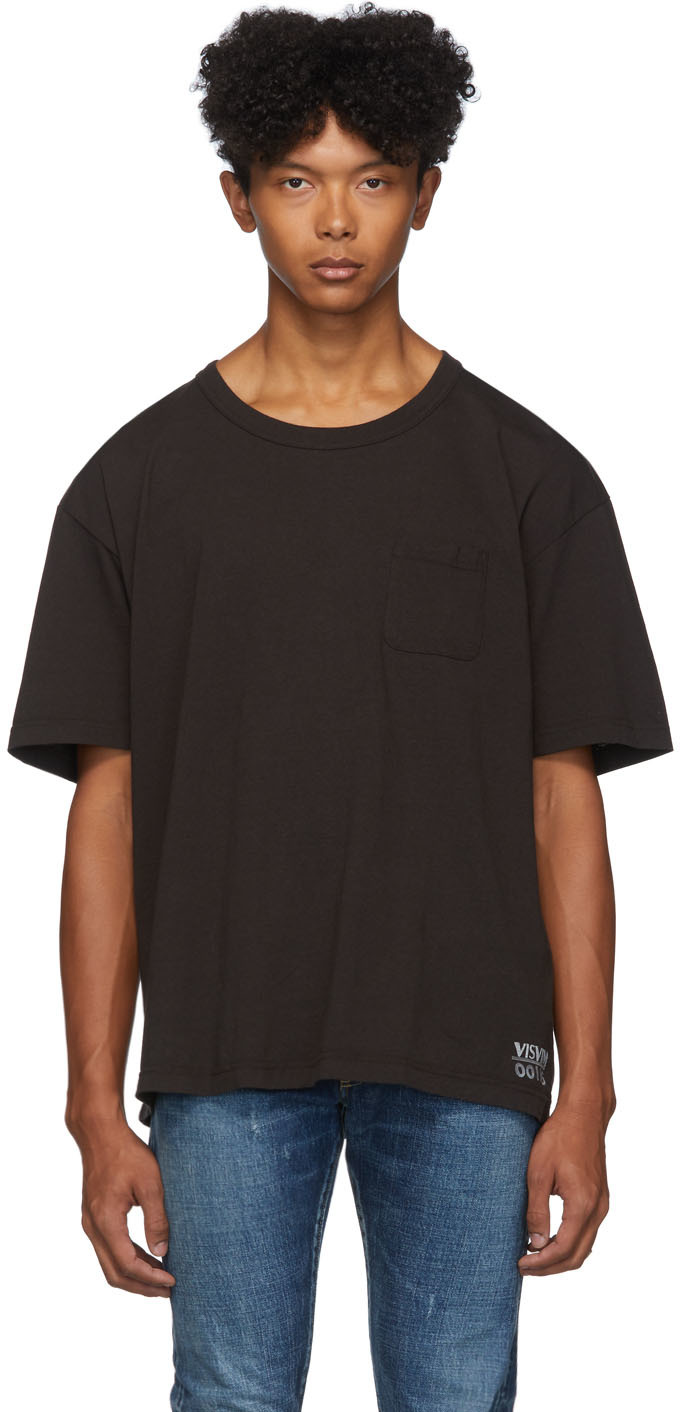 visvim: Black Jumbo T-Shirt | SSENSE Canada