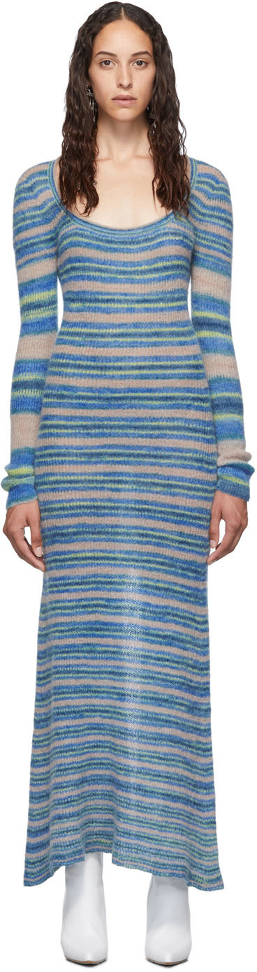 Jacquemus: Blue 'La Robe Perou' Dress | SSENSE