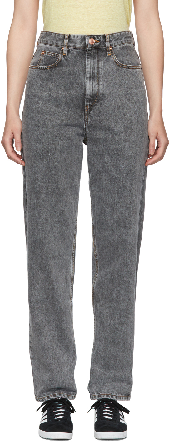 Isabel Marant Etoile: Grey Corsyj Jeans | SSENSE