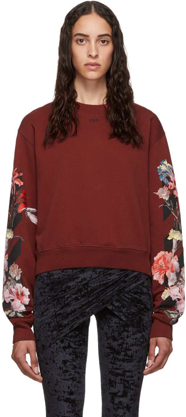 off white flower sweatshirt