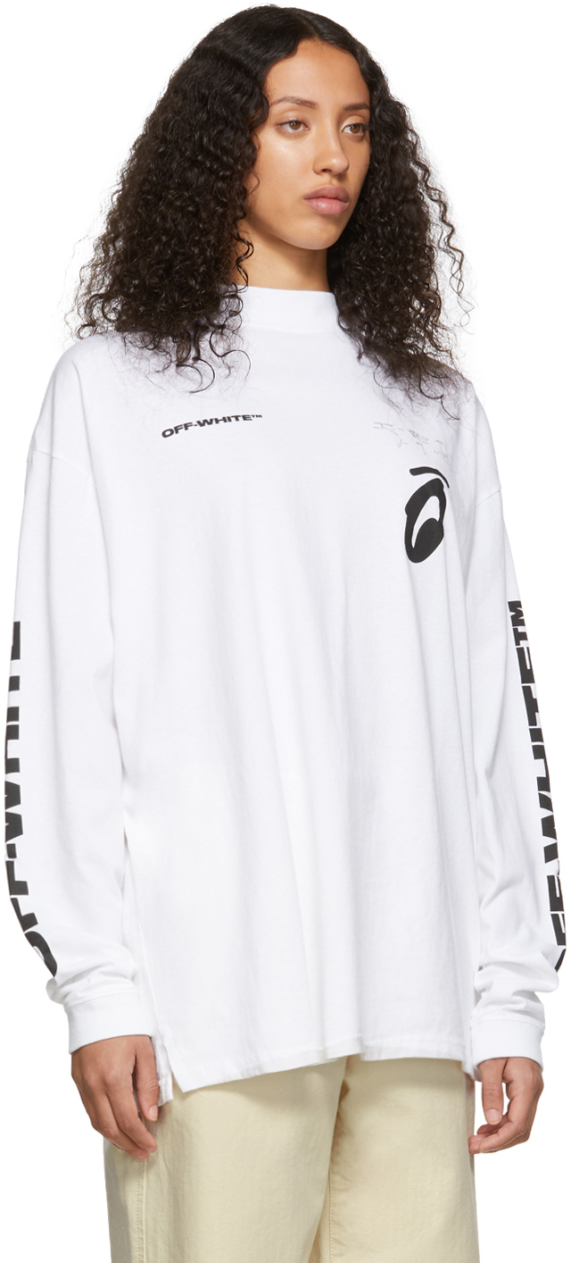 off white splitted arrow hoodie