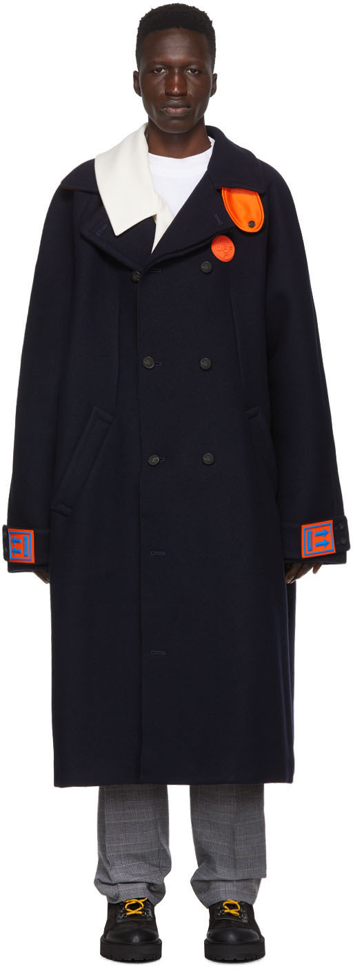 white oversized coat