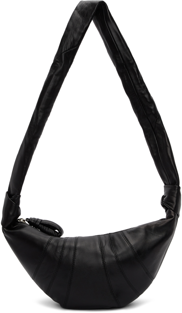 LEMAIRE: Black Small Croissant Bag | SSENSE