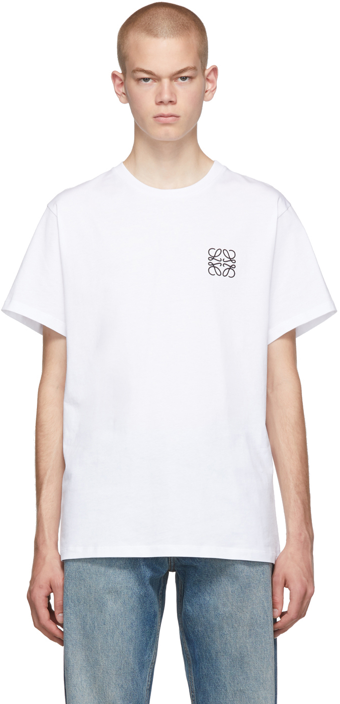 Loewe: White Anagram T-Shirt | SSENSE