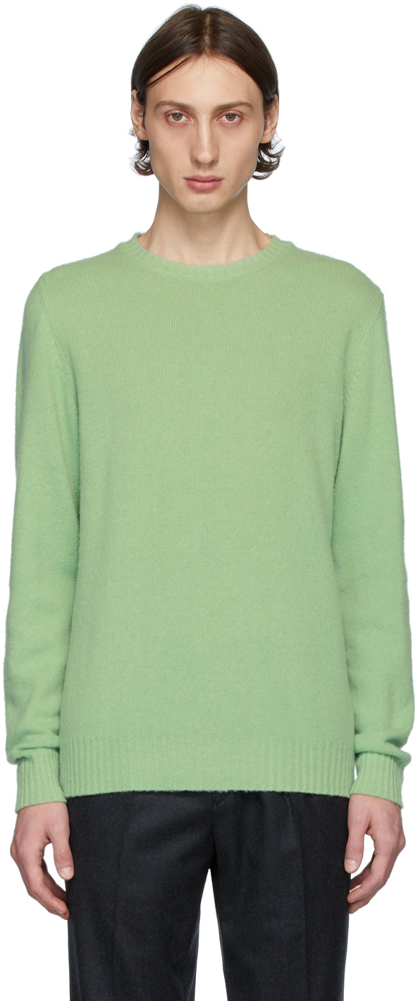 Harmony: Green Emily Oberg Edition Wool Winston Sweater | SSENSE