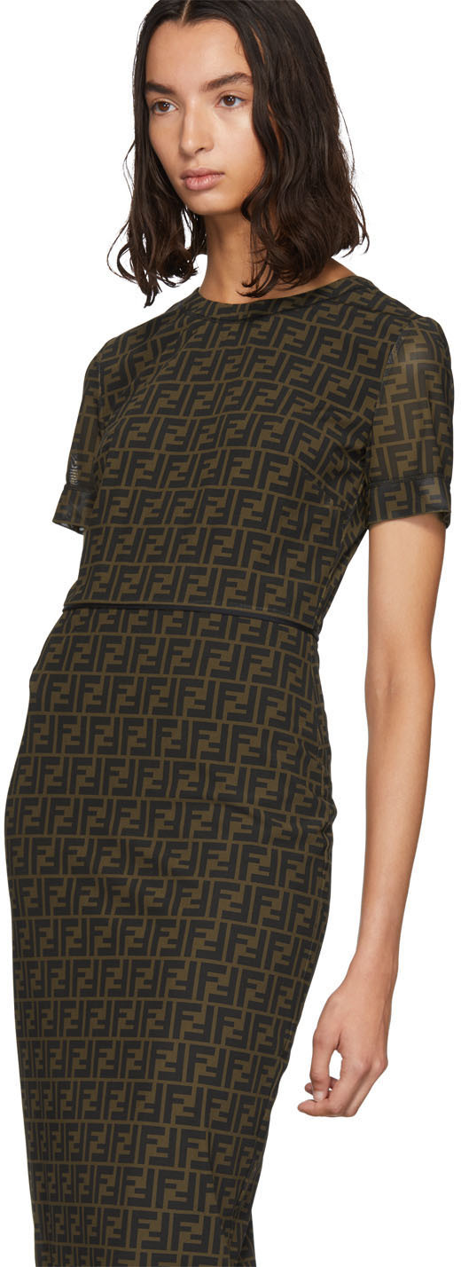 fendi mesh dress