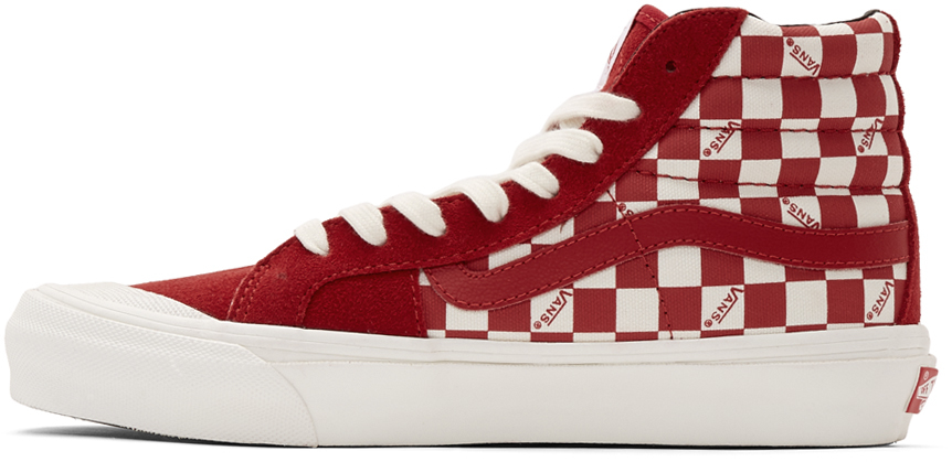 vans red high