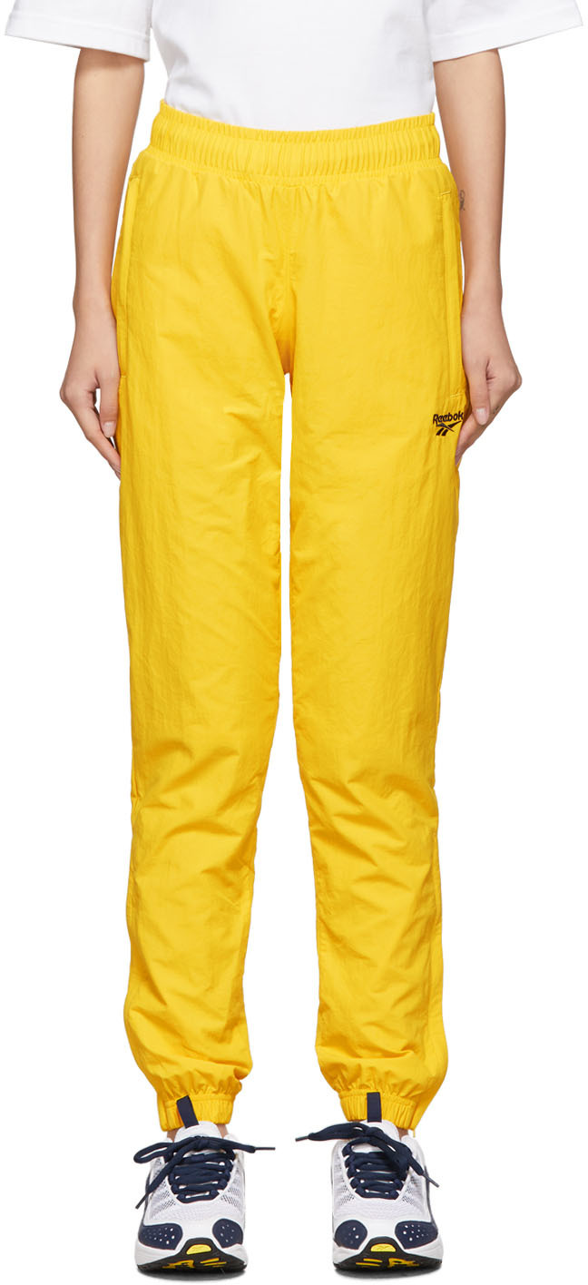 pantalon reebok jaune