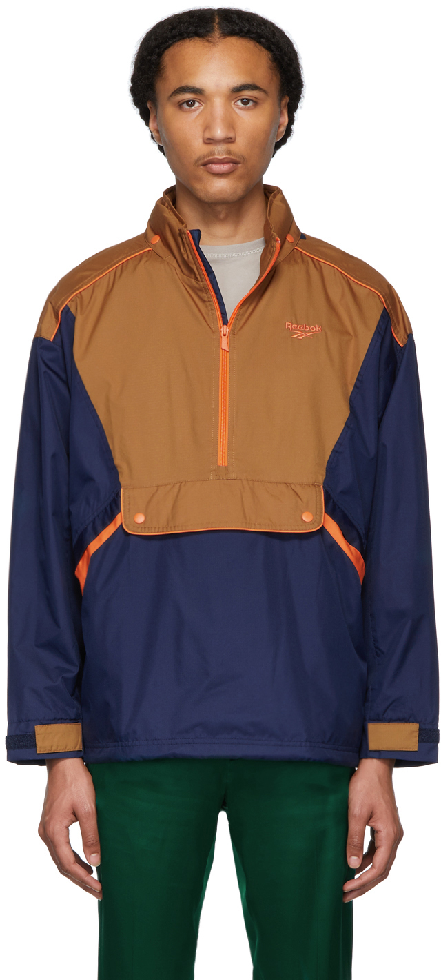 veste reebok homme brun