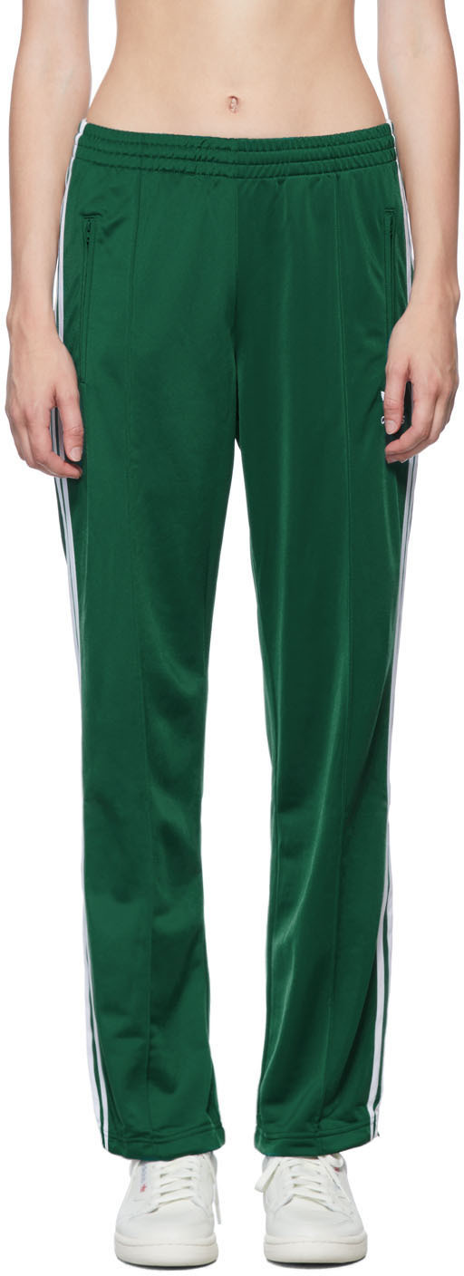 adidas Originals Green Firebird Track Pants SSENSE
