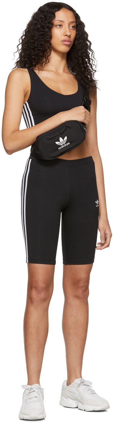 adidas black cycling shorts