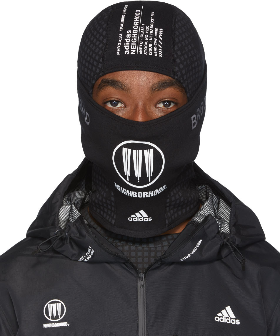 adidas Originals Black Neighborhood Edition Balaclava SSENSE