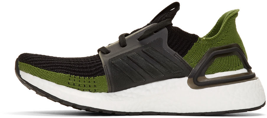 black and green ultra boost