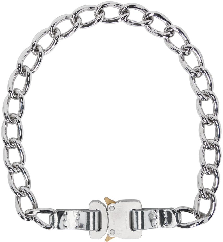 1017 ALYX 9SM: Silver Chain Link Necklace | SSENSE
