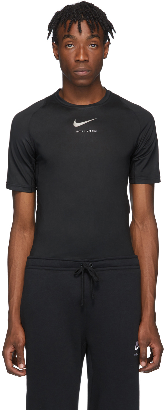 1017 ALYX 9SM: Black Nike Edition Logo T-Shirt | SSENSE UK