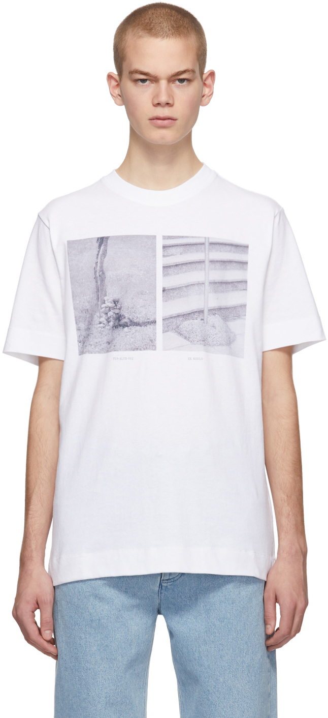 1017 ALYX 9SM: White Ex Nihilo Rock T-Shirt | SSENSE