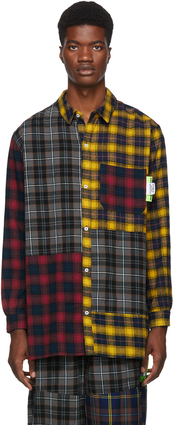 Perks and Mini: Multicolor Arial Canopy Check Shirt | SSENSE