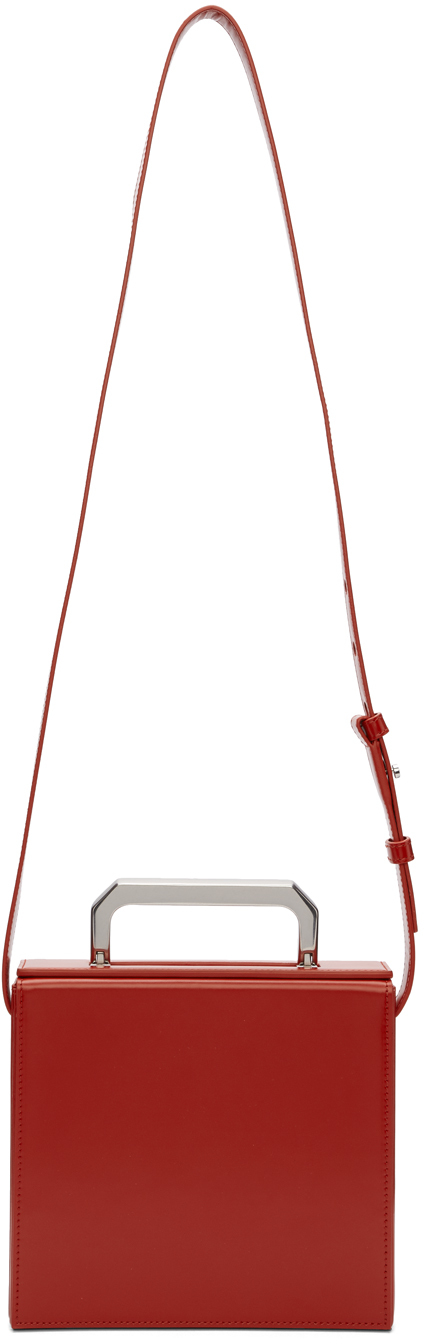 Bottega Veneta: Red Mini Trunk Bag | SSENSE