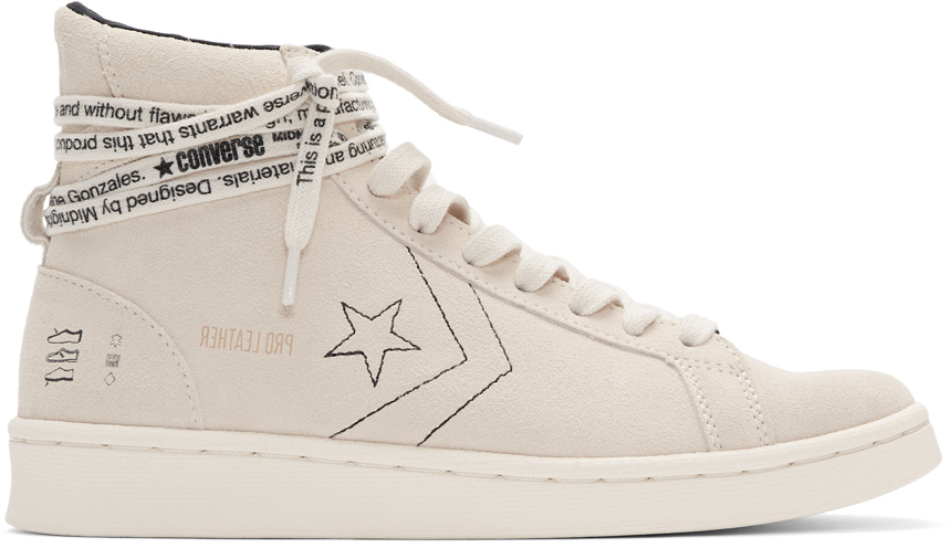converse off white leather