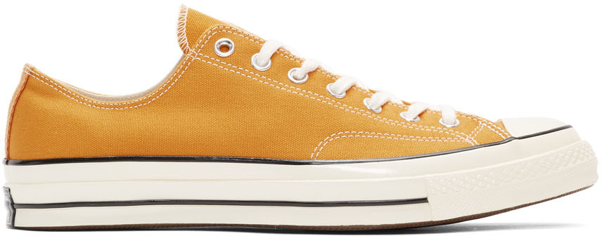 Converse: Yellow Chuck 70 Low Sneakers | SSENSE