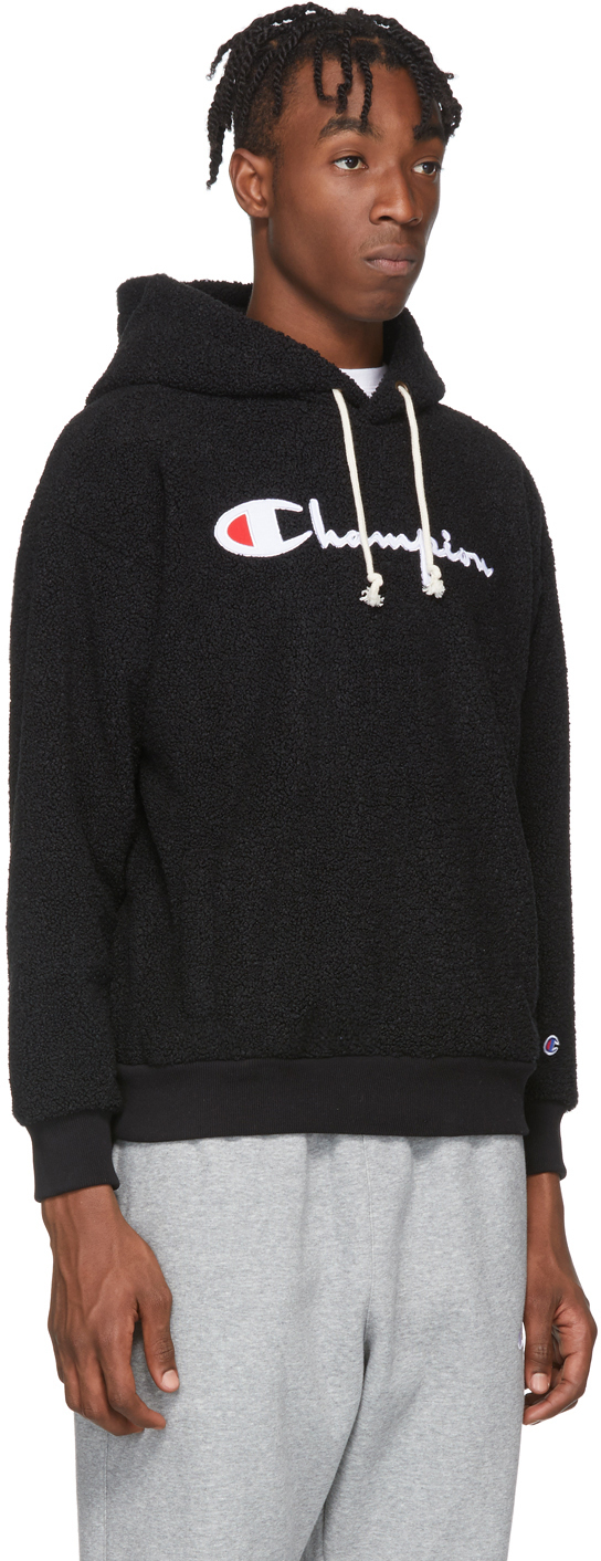 champion reverse weave 1952 Big Script Logo Hoody rouge